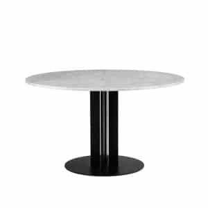 Normann Copenhagen Scala spisebord - Hvid marmor - Ø130 cm