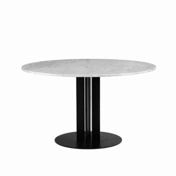 Normann Copenhagen Scala spisebord - Hvid marmor - Ø130 cm