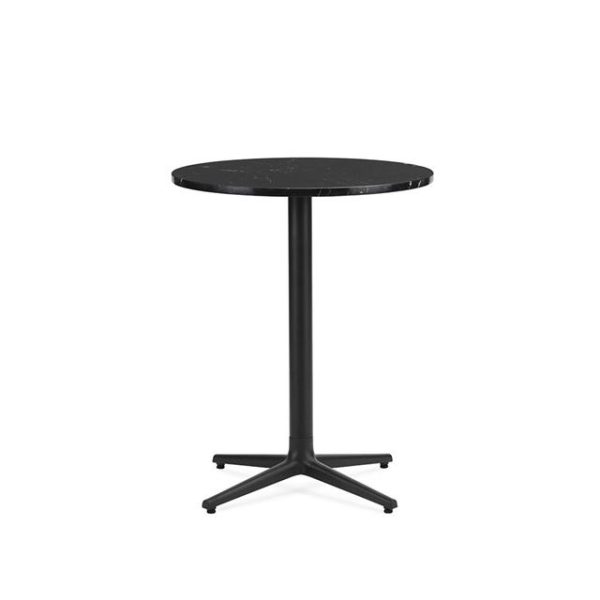 Normann Copenhagen Allez Café Bord 4L Ø60 Marmor Sort