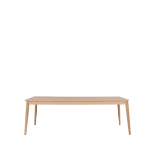 PBJ Hide spisebord 95x175 cm - Lys lakeret eg - Marmor laminat