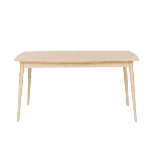 PBJ Navis spisebord 85x92 cm - Lys lakeret eg - Marmor laminat