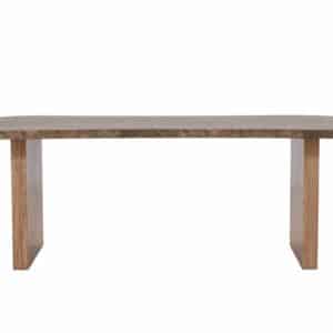 VIND KOLLEKTION Eleonora spisebord, organisk - brun marmor look MDF (100x230)