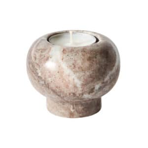 Muubs Vita fyrfadsstage 6,5 cm, marmor/seagrain